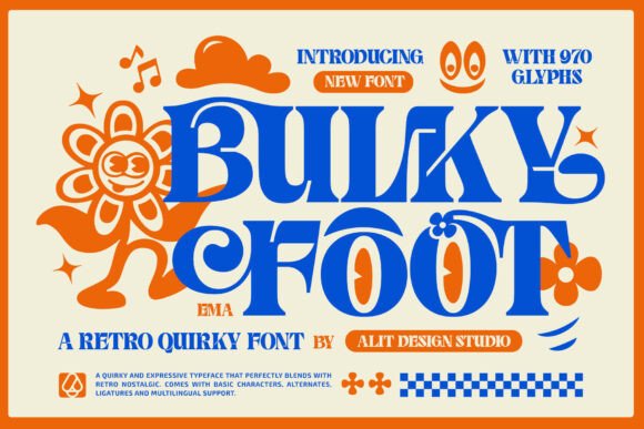 Bulky Foot: A Bold, Unapologetic Display Font