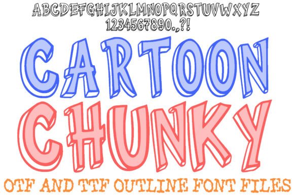 Cartoon Chunky: A Playful Display Font for Bold Brand Identities