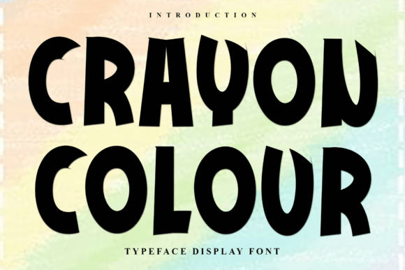 Crayon Colour Font: Warm, Playful & Perfect for Handmade Brands