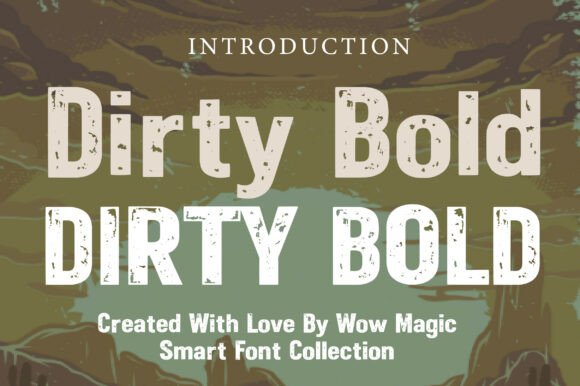 Dirty Bold: A Rugged Display Font for Impactful Web Design