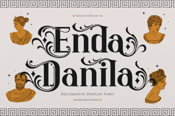 Enda Danila: A Display Font for Editorial Grandeur