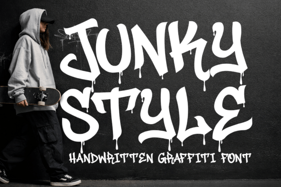 Junky Style: A Raw, Urban Display Font for Bold Branding