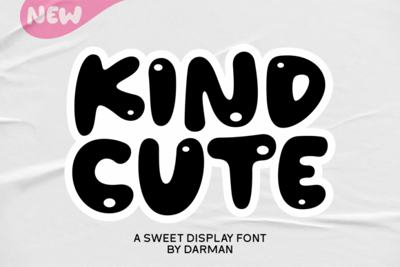 Kind Cute Font: A Display Typeface for Warm, Scroll-Stopping Headlines