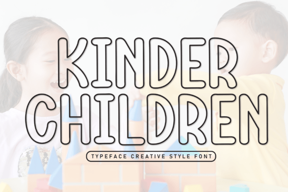 Kinder Children: A Hand-Sketched Display Font for Warm Editorial Design