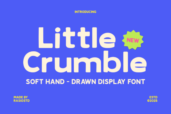 Little Crumble: A Friendly Display Font for Small Business Branding