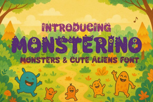 Monsterino Kid: A Playful Display Font for Joyful Editorial Moments