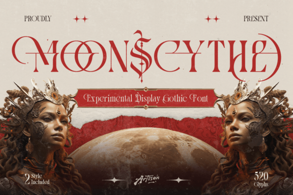 Moonscythe: A Gothic Display Typeface That Commands Attention Online