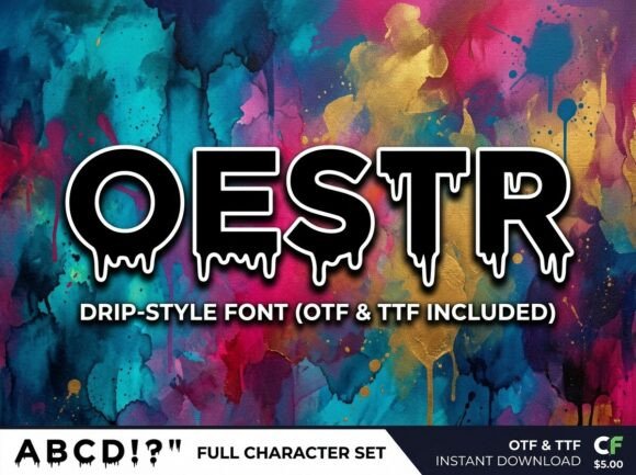 Oestr: A Display Font That Commands Attention