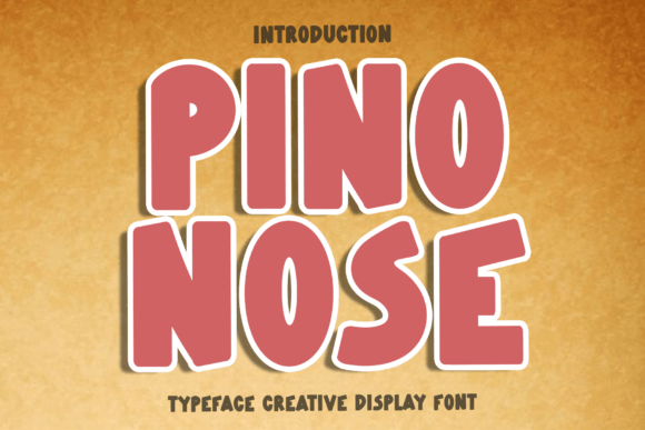 Pino Nose: A Festive Display Font That Lifts Your Brand