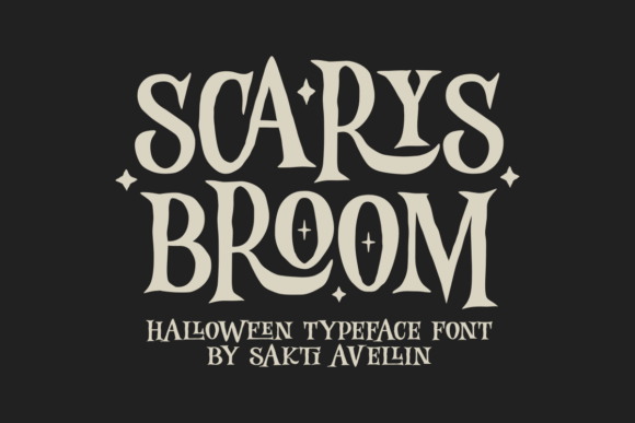 Scarys Broom: A Serif Display Font for Editorial Magic