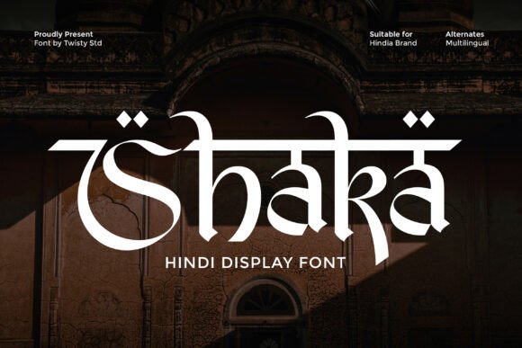 Shaka: A Bold Hindi Display Font for Scroll-Stopping Campaigns