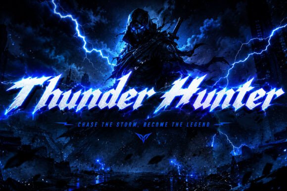 Thunder Hunter: A Gothic Display Font That Commands Attention