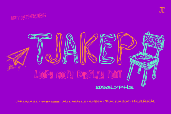 Tjakep: A Playful Display Font That Builds Brand Charm