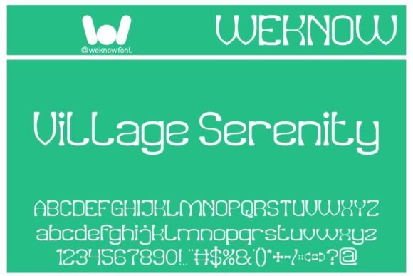 Village Serenity: A Display Font That Anchors Editorial Calm
