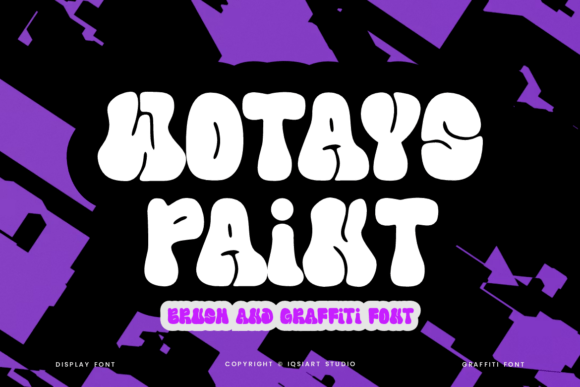 Wotays Paint: A Display Font That Screams Without Saying a Word